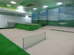 室内バンカー練習場
